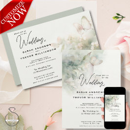 Invitación Jardín de mariposas encantadas