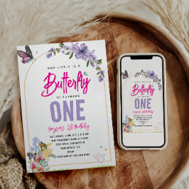 Invitación Jardín de mariposas singulares