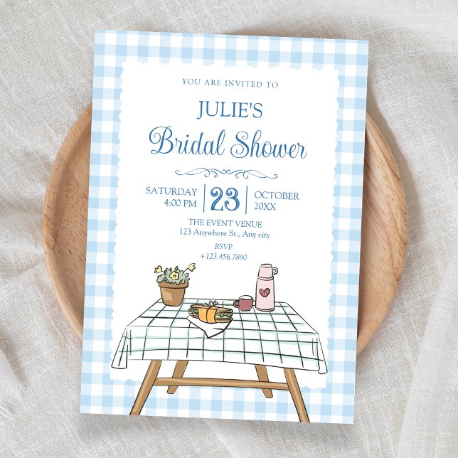 Invitación Jardín de picnic para despedida de soltera (Subido por el creador)