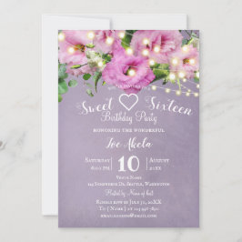 Invitación Jardín de Rosas Silvestres | Fiesta de Cumpleaños
