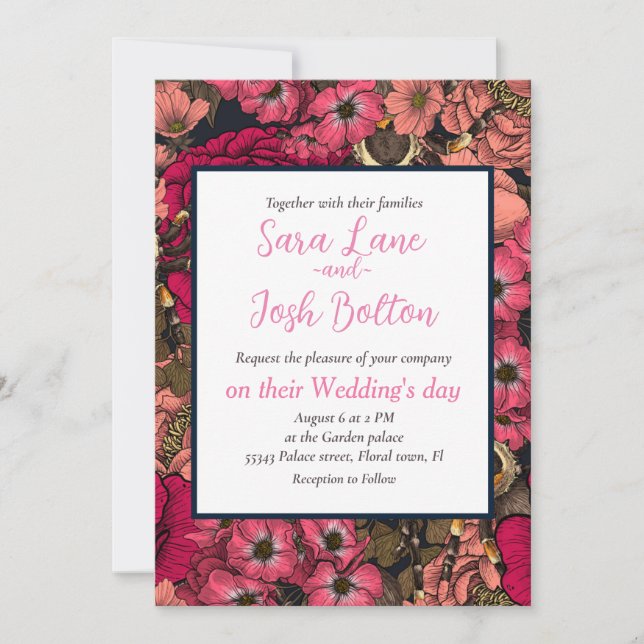 Invitación Jardín de Tarantula 4 (Anverso)