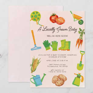 Invitación Jardín de Verduras Local Neutral