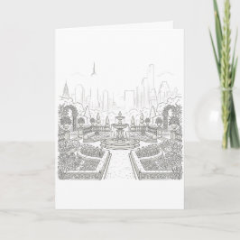 Invitación Jardín del Conservatorio Central Park Ciudad de Nu