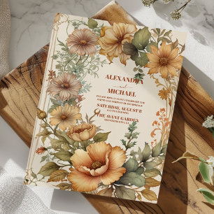 Invitación Jardín Encantado Boda Art Nouveau