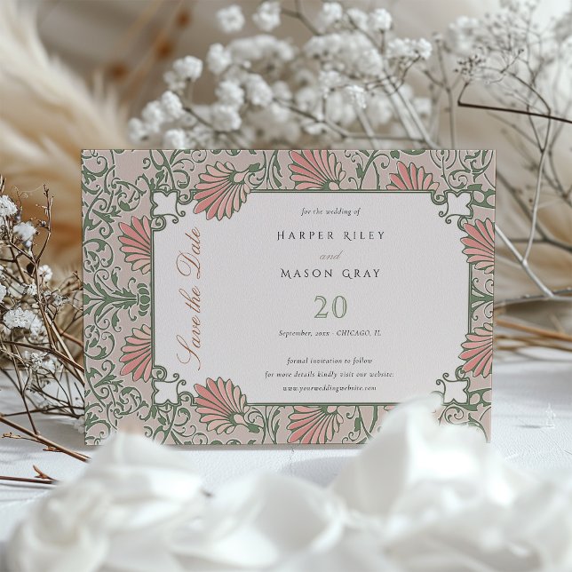 Invitación Jardín encantado Salvar al Boda de fechas (Subido por el creador)