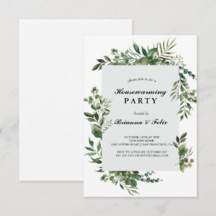 Invitación jardín Fiesta Tropical Green