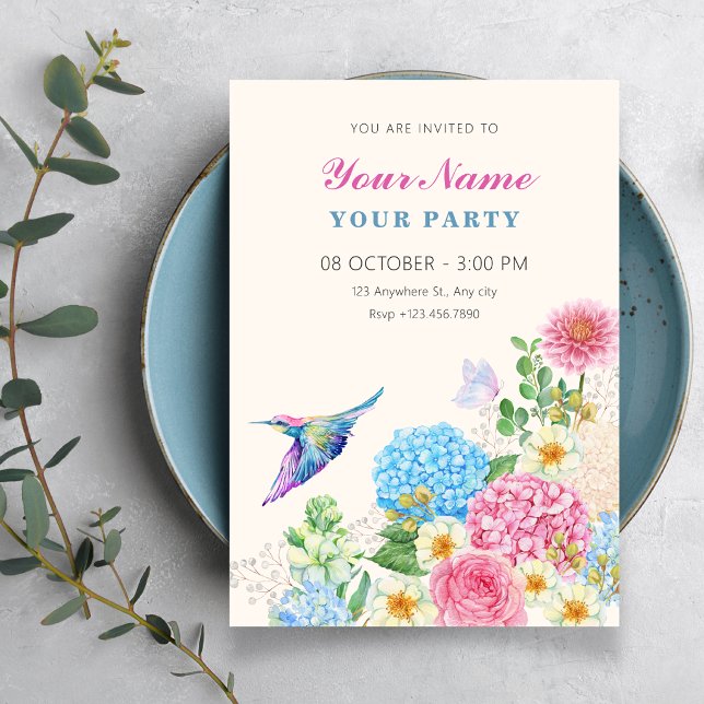 Invitación jardín floral (Subido por el creador)
