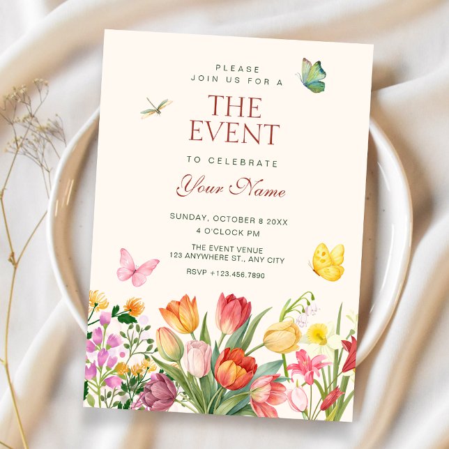 Invitación jardín floral (Subido por el creador)