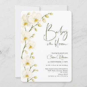 Invitación Jardín Floral Bebé en Flor Baby Shower
