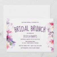 Jardín Floral Brunch Bridal Bridal Ducha Bridal Fi