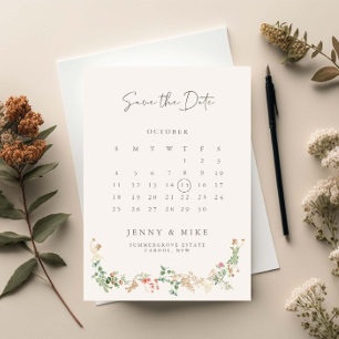Invitación Jardín floral de flores silvestres elegantes