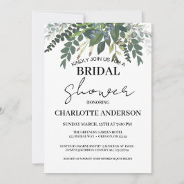 Invitación Jardín Follaje Naturaleza Vegetación Despedida de 