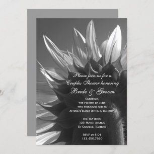 Invitación Jardín Parejas de girasol Ducha de matrimonio