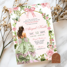 Jardín Real Coquette Sage Rosa Quinceañera