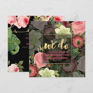 Invitación Jardín Rosa PixDezines