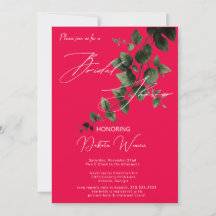 Jardín salvaje deja ducha de novia