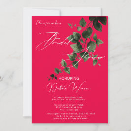 Invitación Jardín salvaje deja ducha de novia