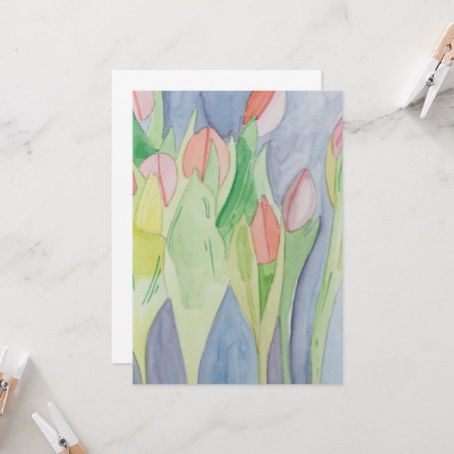 Invitación Jardín Tulip (Anverso/Reverso In Situ)