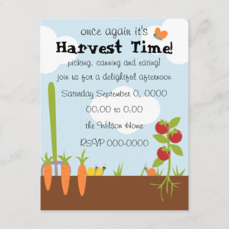 Invitación Jardín vegetal