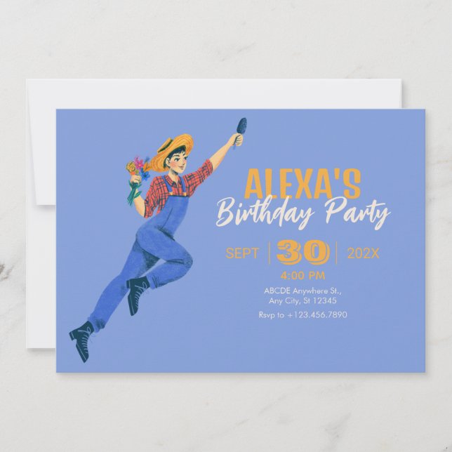 Invitación Jardinera (Anverso)