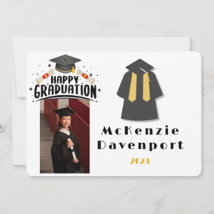 Invitación Jardines de infantes Feliz Graduación Añadir Foto