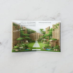 Invitación Jardines y edificios ecológicos en armonía