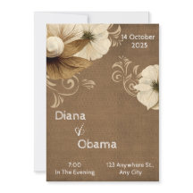 Jarrón antiguo marrón y beige