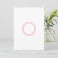 Jarrón de jengibre rosa Preppy con monograma, prim