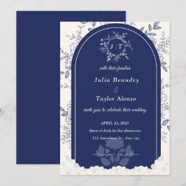 Invitación Jasminum Sambac Elegant Boda Floral