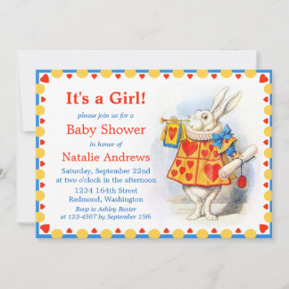 Invitación Javier en el país de las maravillas: Baby Shower i