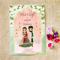 Jazmín de la pareja de novias india Sangeet mehndi