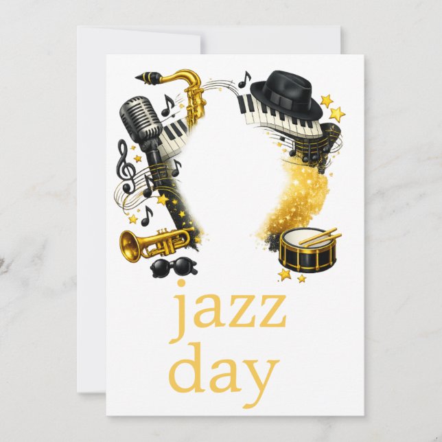 Invitación jazz day  (Anverso)