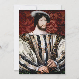 Invitación Jean Clouet - Francois I, Rey de Francia