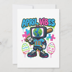 Invitación Jefa Retro TV de Vibraciones de Abril: Un Collage 