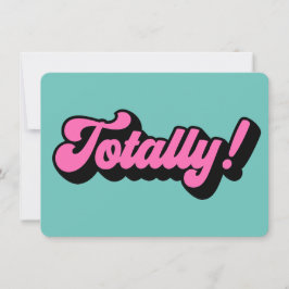 Invitación Jerga Totalmente Retro Ochenta Diciendo