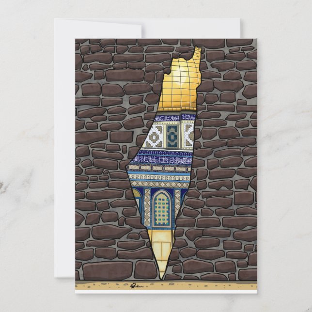 Invitación Jerusalén Palestina (Anverso)