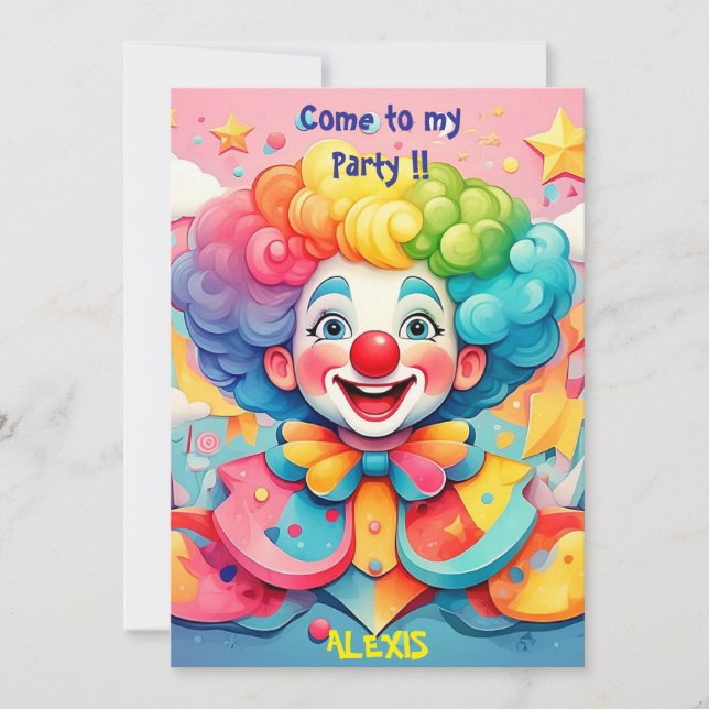 INVITACIÓN " JESTER JOYFUENTE " (Anverso)