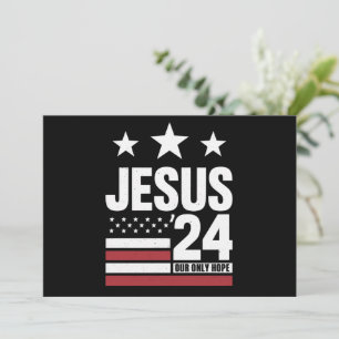 Invitación Jesucristo 2024 Presidente Elección política de EE