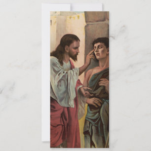 Invitación Jesucristo curando al ciego