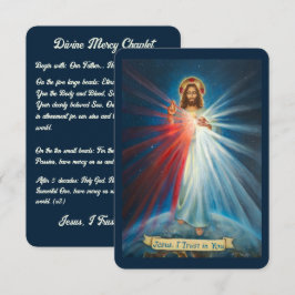Invitación Jesús, Confío en Ti, Rosario de la Divina Miserico
