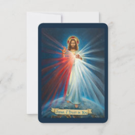 Invitación Jesús, Confío en Ti, Rosario de la Divina Miserico