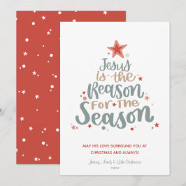 Invitación Jesús es la razón de la carta de los Navidades de