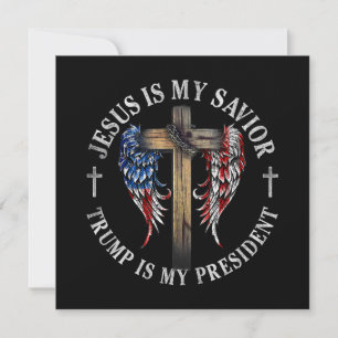 Invitación Jesús Es Mi Salvador Trump Es Mi Presidente 2024 E