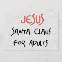 Jesús es Santa para los adultos