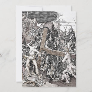 Invitación Jesús llevando su cruz 1470