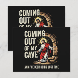 Invitación Jesús saliendo de mi cueva