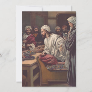 Invitación Jesús ungido en Betania
