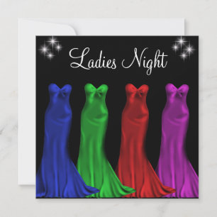 Invitación Jewel formal de las chicas negras
