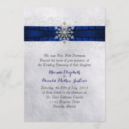 Invitación Jeweled elegante de la boda del copo de