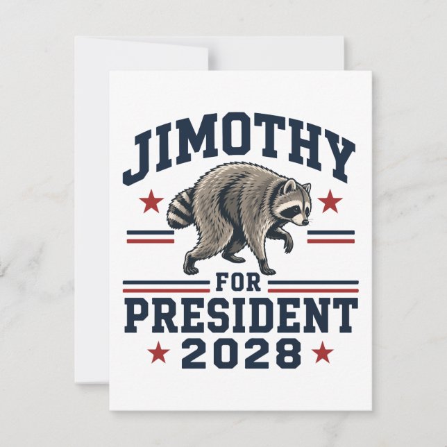 Invitación Jimothy presidente 2028 (Anverso)